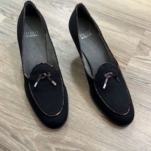 Stuart Weitzman Heels Black & Tortoise Shell Loafer Size 8